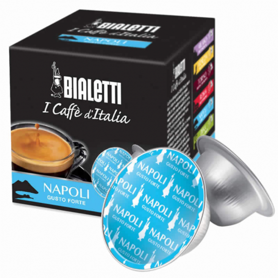 Capsule Bialetti caffè d'Italia Napoli (Gusto Forte) compatibili