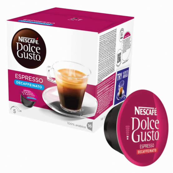 Capsule originali Nescafè Dolce Gusto - Espresso Decaffeinato