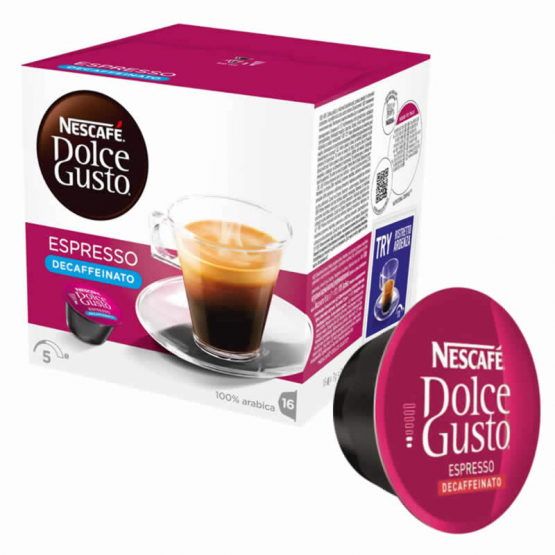 NESCAFÉ DOLCE GUSTO Espresso Decaffeinato Caffè, 6 Confezioni da